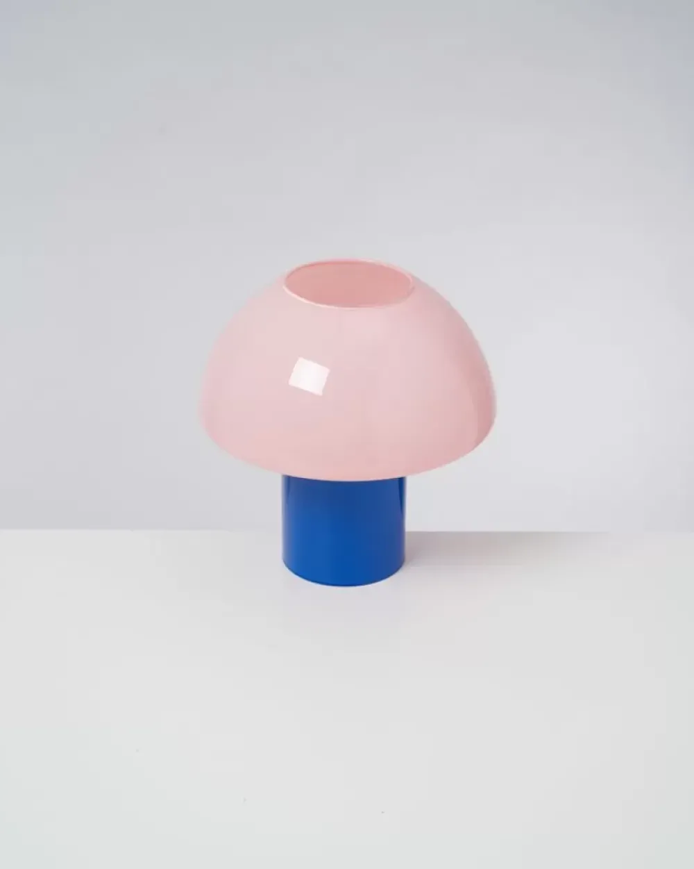 Motel a Miio Cogumelo Glaslampe Rosa Blau