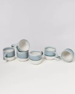 Motel a Miio Coimbra 6Er Set Tasse Gros Graublau
