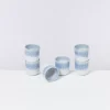 Motel a Miio Copa Alto 6Er Set Becher Klein Blau Weis