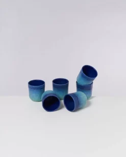 Motel a Miio Copa Alto 6Er Set Becher Klein Blau Turkis