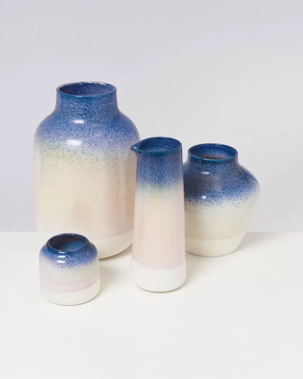 Motel a Miio Madalin Vase Blau Rosa Gesprenkelt