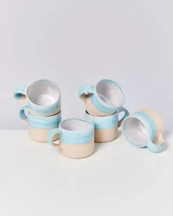 Motel a Miio Nodoa 6Er Set Tasse Blue Dipped