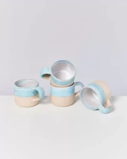 Motel a Miio Nodoa 4Er Set Tasse Blue Dipped