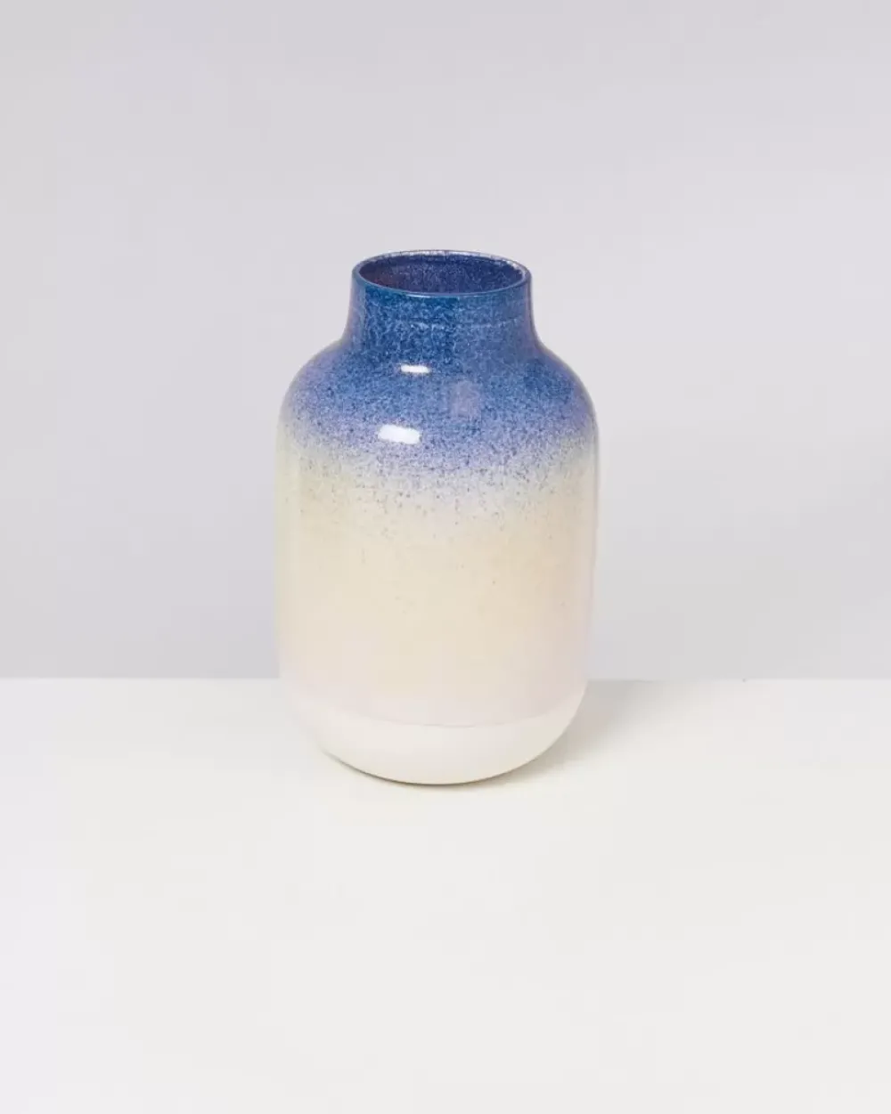 Motel a Miio Nuno Vase L Blau Rosa Gesprenkelt