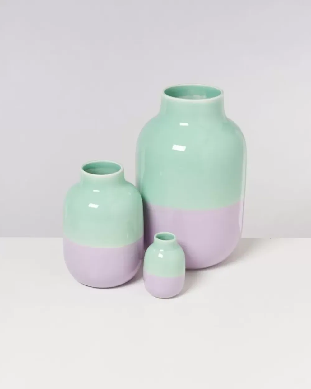 Motel a Miio Nuno Vase L Pastellmint Lila