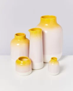 Motel a Miio Nuno Vase S Gelb Rosa Gesprenkelt