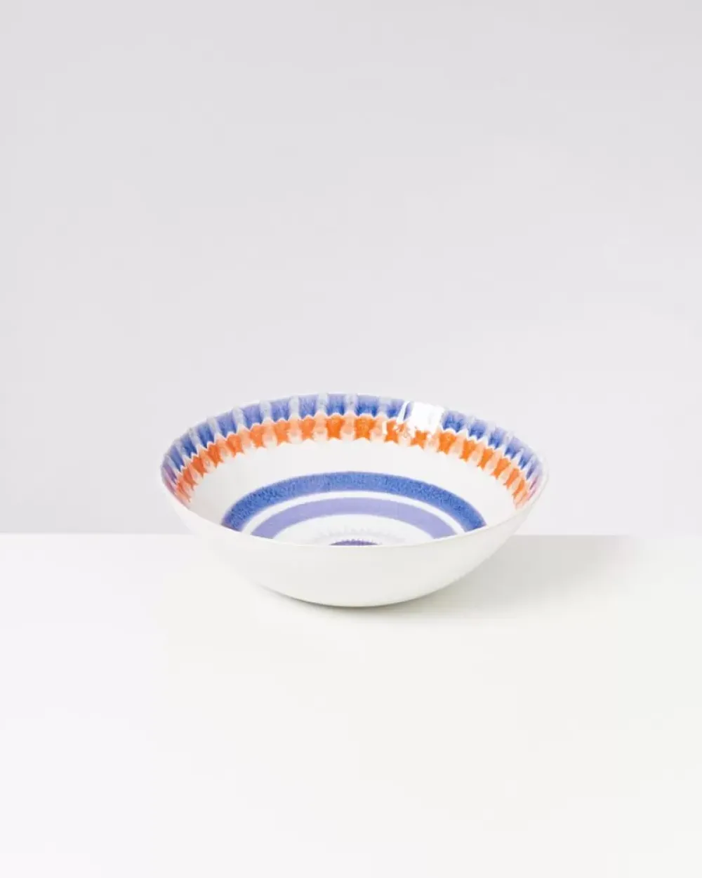 Motel a Miio Verao Servierschale Gros Flach Blau Orange